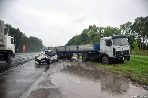 Двое мужчин погибли на месте в ДТП на трассе М5 «Москва-Челябинск» близ д. Горяйново