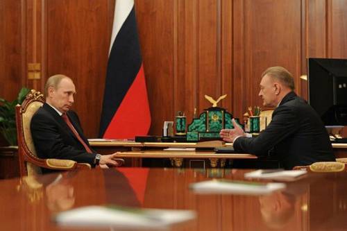 Путин и Ковалев обсудили вопрос Константиновских земель