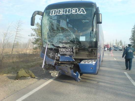 В Шацком районе в ДТП попал рейсовый автобус