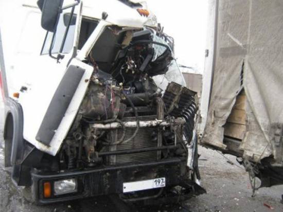 В Рыбновском раойне на М5 «Урал» врезались два грузовика