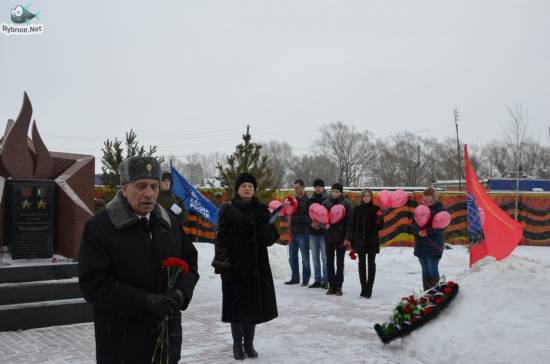 Митинг в честь 26-й годовщины вывода советских войск из Афганистана