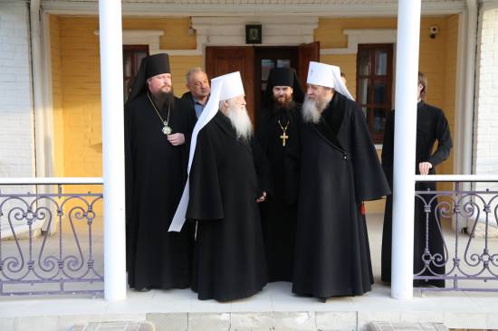 Посещение Иоанно-Богословского мужского монастыря села Пощупово