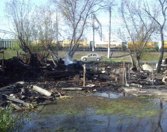 За «майские» в Рыбновском районе огнем уничтожено 7 строений