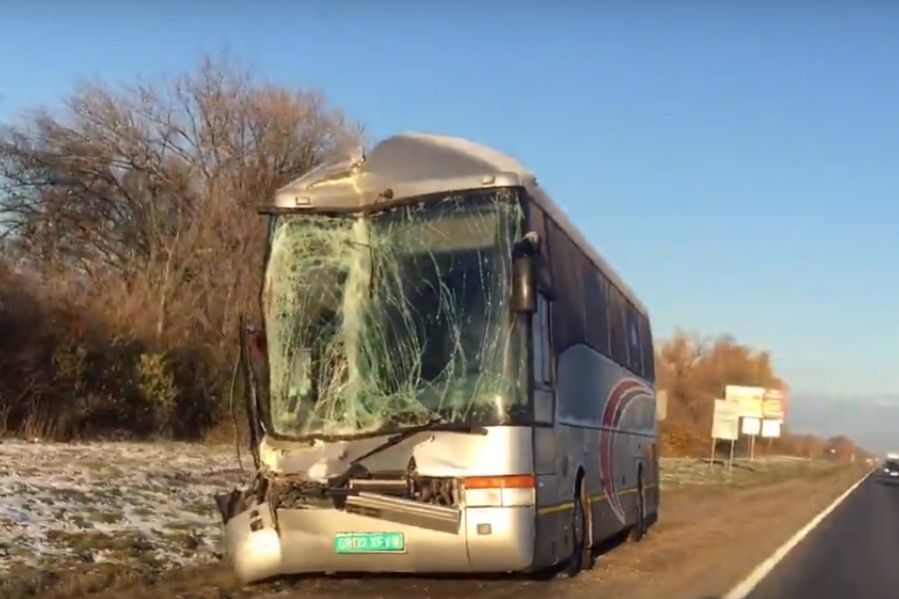 На М5 в Рыбновском районе ДТП с участием автобуса