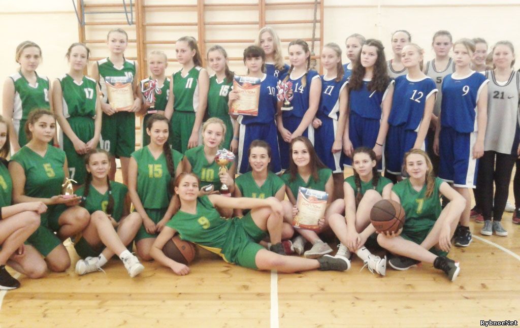 В Рыбновском районе прошло Первенство по баскетболу среди девушек