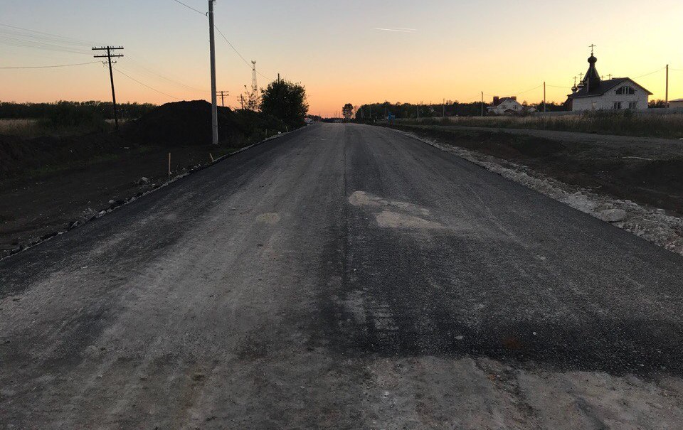 Дорогу между ул. Большой и трассой М5 завершат в августе 2018 года