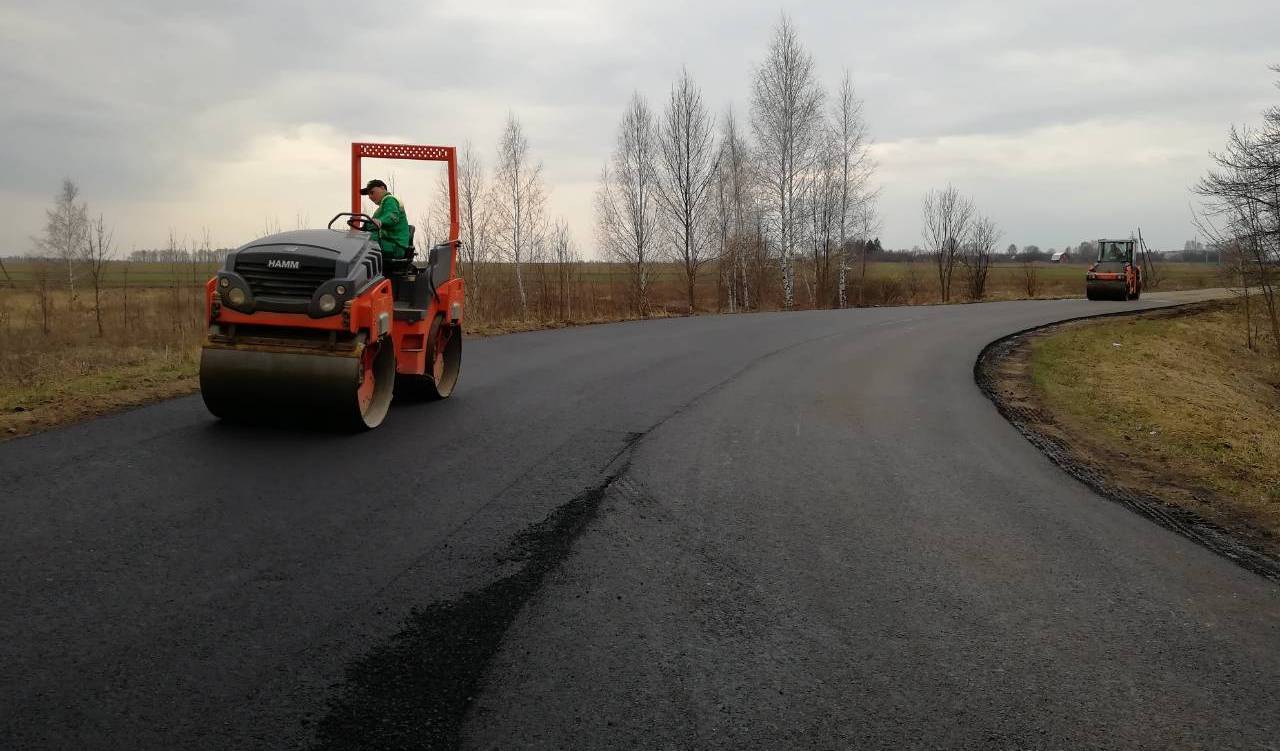 От Житова до Козловки Рыбновского района сделали частичный ремонт дороги