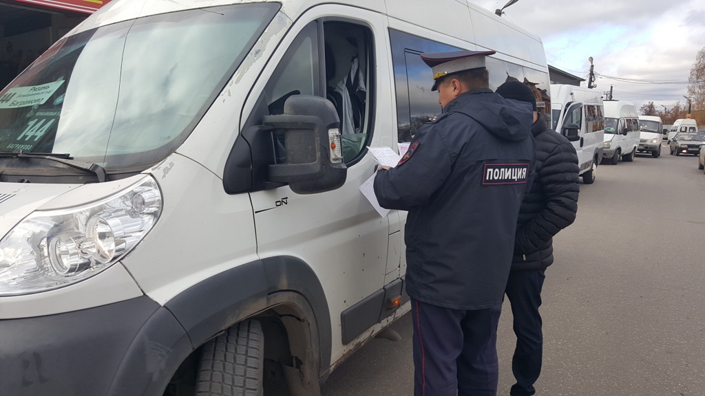 В Рыбновском районе сотрудники полиции провели операцию «Автобус»