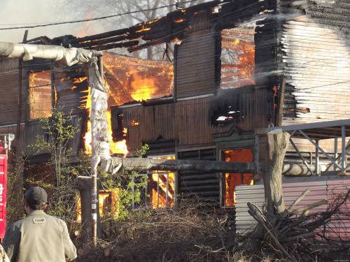 Пожар в Рязанской области