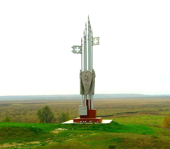 Мемориал битвы на реке Воже в Глебово-Городище